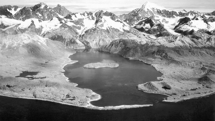 Megatsunami. Aljašským fjordem se po zemětřesení prohnala 524 metrů vysoká vlna; Zdroj foto: US GEOLOGICAL SURVEY / Sciencephoto