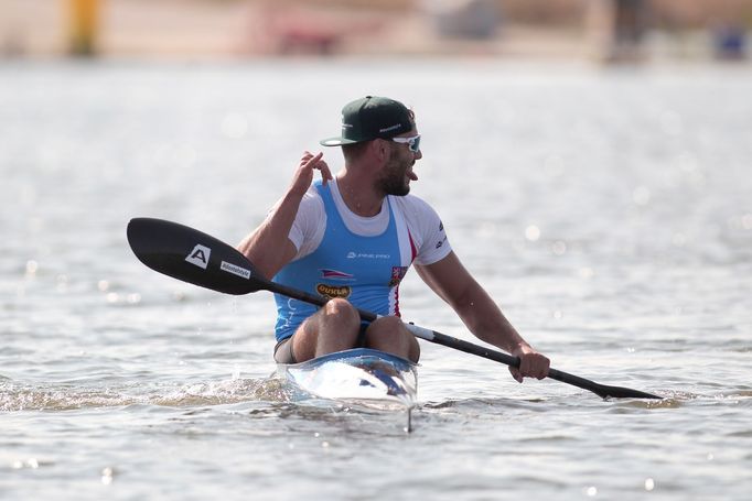 Mistrovství světa kanoistů, závod na 500m: Josef Dostál