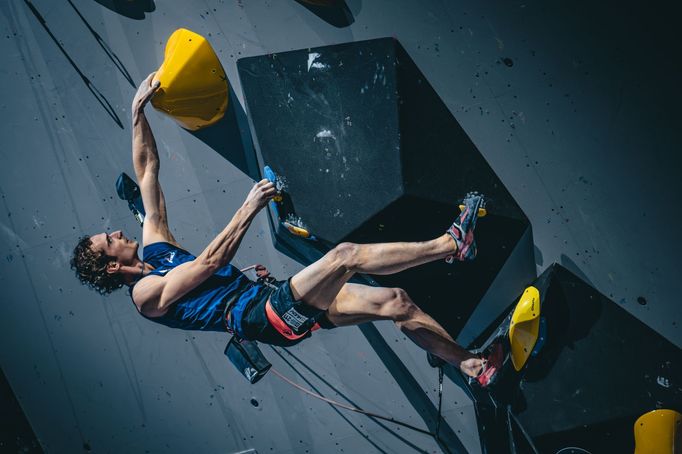 Adam Ondra na MS 2023 v Bernu