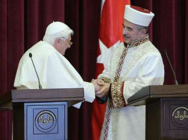 Papež Turecko islám