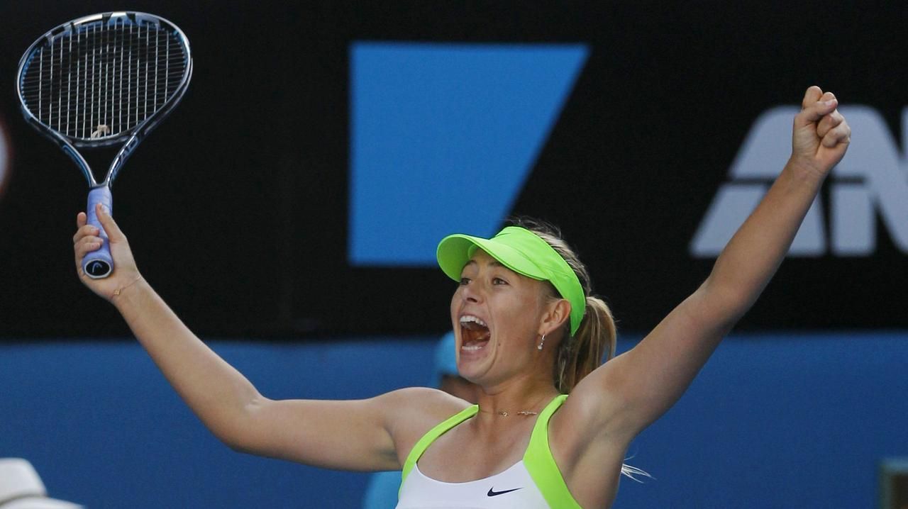 Australian Open: Maria Šarapovová (radost)
