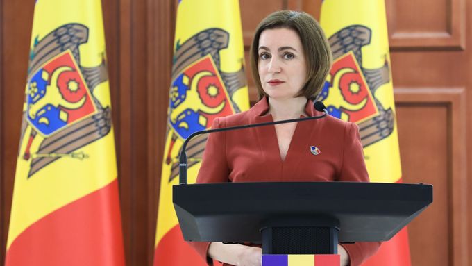 Prezidentka Moldavska Maia Sanduová.