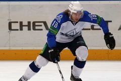 Netík ukončil v KHL po měsíci čekání na gól a Slovan vyhrál