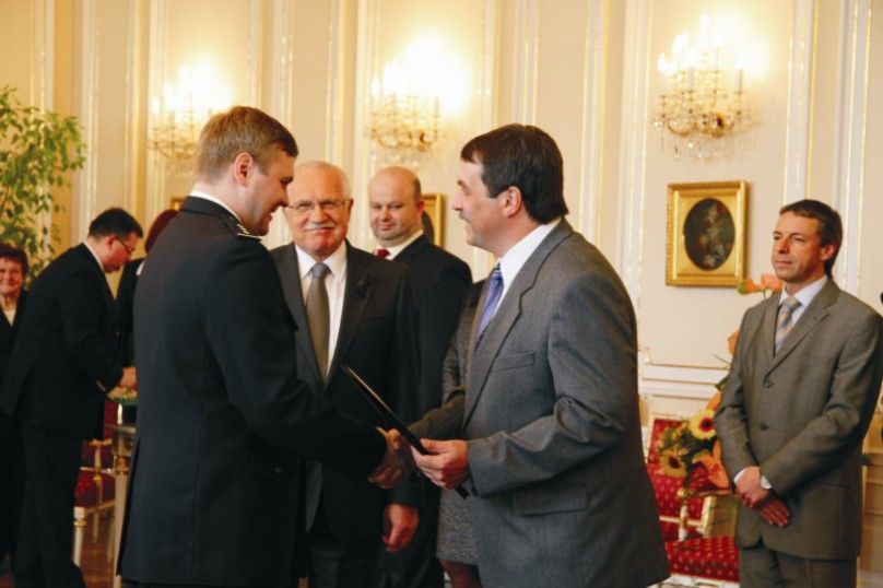 Zlatý záchranářský kříž - Jan Říha