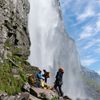 Průstup vodopádem Vinnufossen