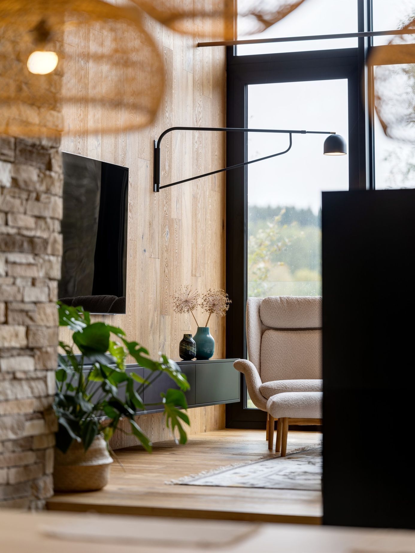 chalet, bydlení, interiér