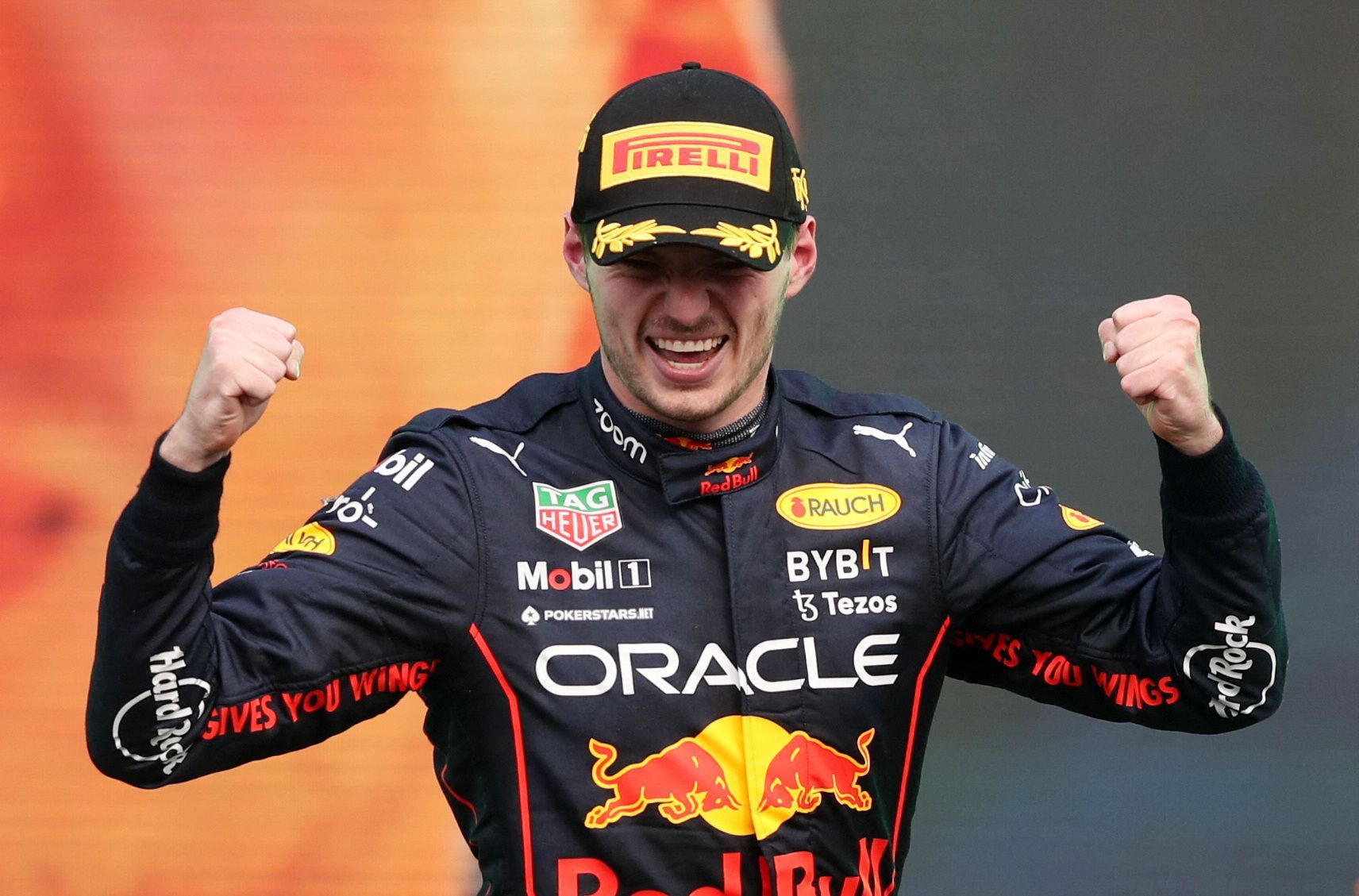 Max Verstappen z Red Bullu slaví triumf v GP Mexika F1 2022