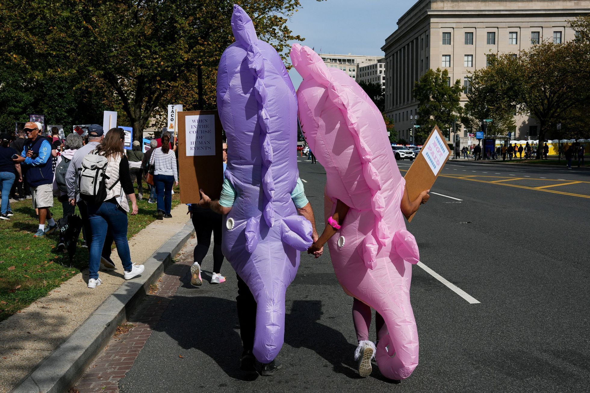 USA, Spojené státy, protest, demonstrace, Donald Trump, No Kings