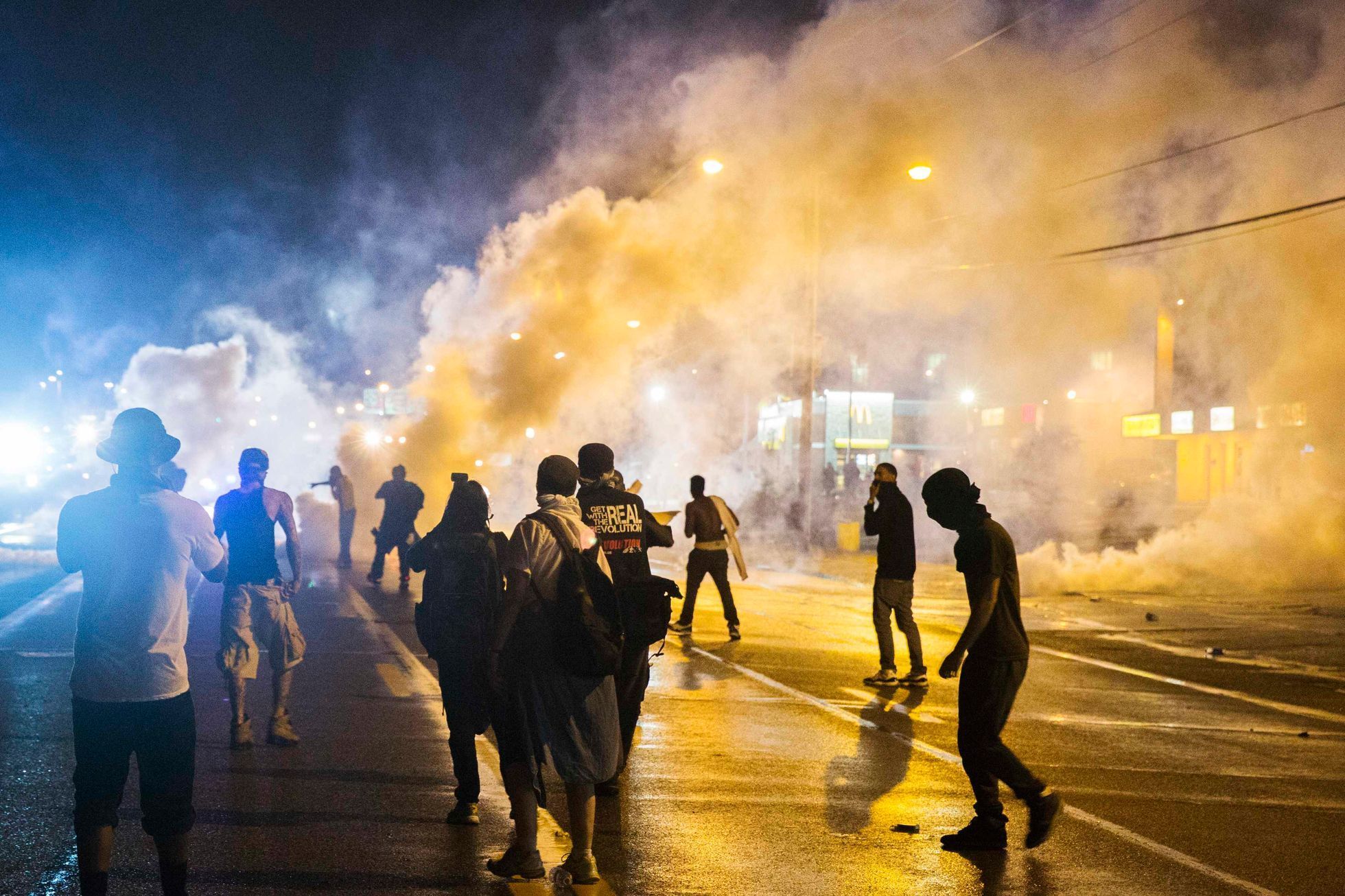 USA - Ferguson - protesty