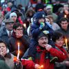 Demonstrace občanů Horního Jiřetína