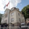 Vietnamci protestují před svou ambasádou v Praze