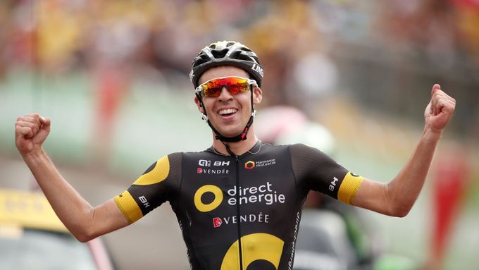 Lilian Calmejane získal při premiérové účasti na Tour de France etapové prvenství.