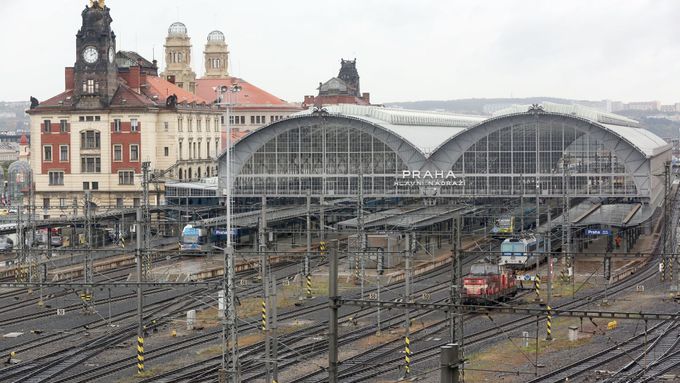 Hlavní nádraží Praha.