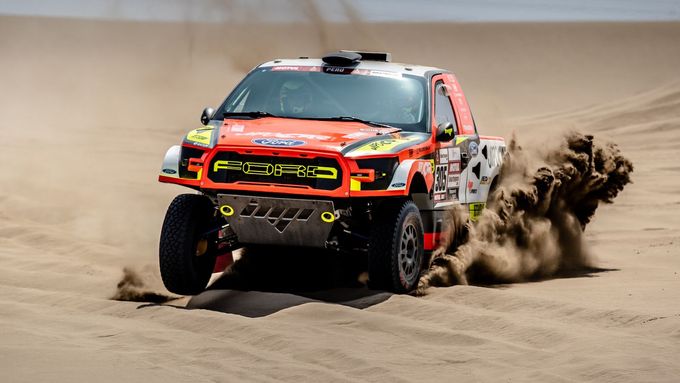 Martin Prokop stanovil šestým místem nové české maximum na Rallye Dakar.