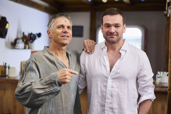 Snímek z dokumentu Janek Ledecký - Všechno bude fajn.