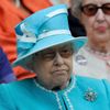 Královna Alžběta II. ve Wimbledonu