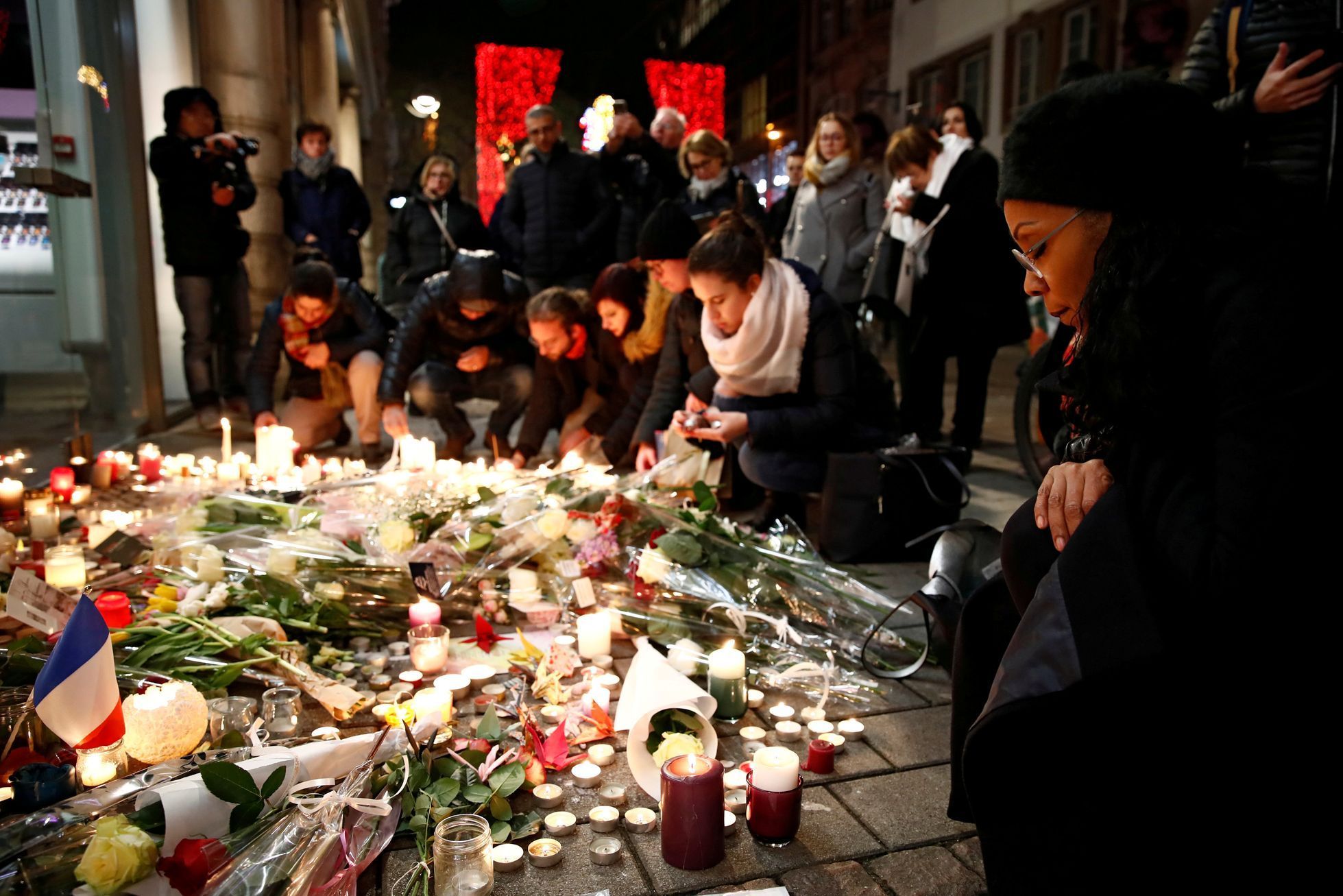 Památka obětí útoku ve Štrasburku
