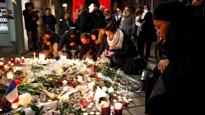 Památka obětí útoku ve Štrasburku