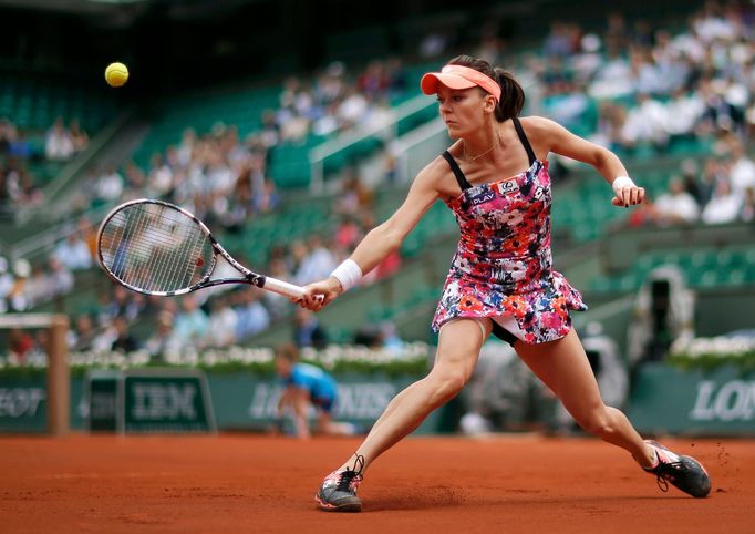 Agnieszka Radwaňská na tenisovém French Open