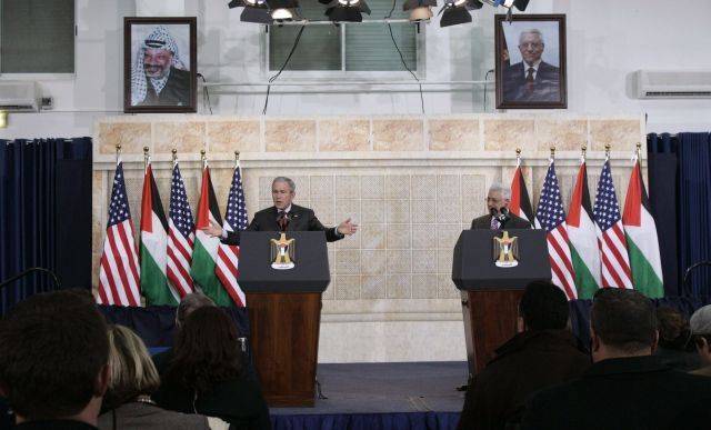 USA Palestina Bush Abbás