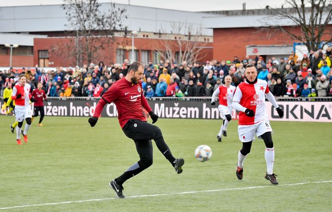 Silvestrovské derby 2019, Vratislav Lokvenc, Luboš Kozel