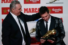 Messi potřetí získal Zlatou kopačku, Lafata jako Mandžukič
