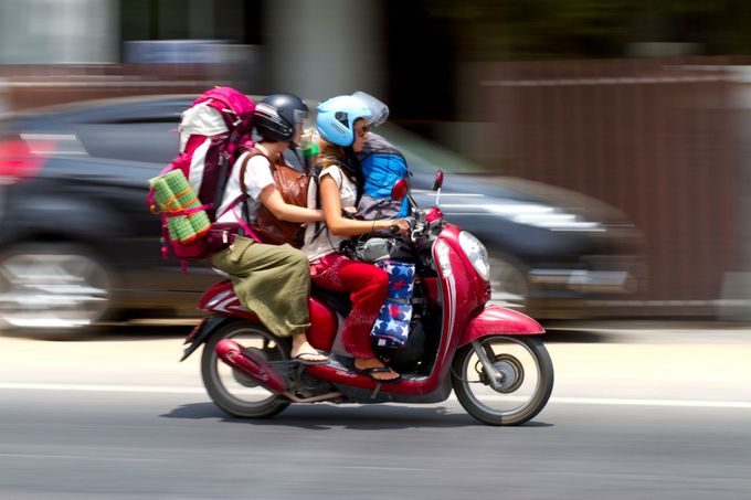 motorka, ženy, Thajsko