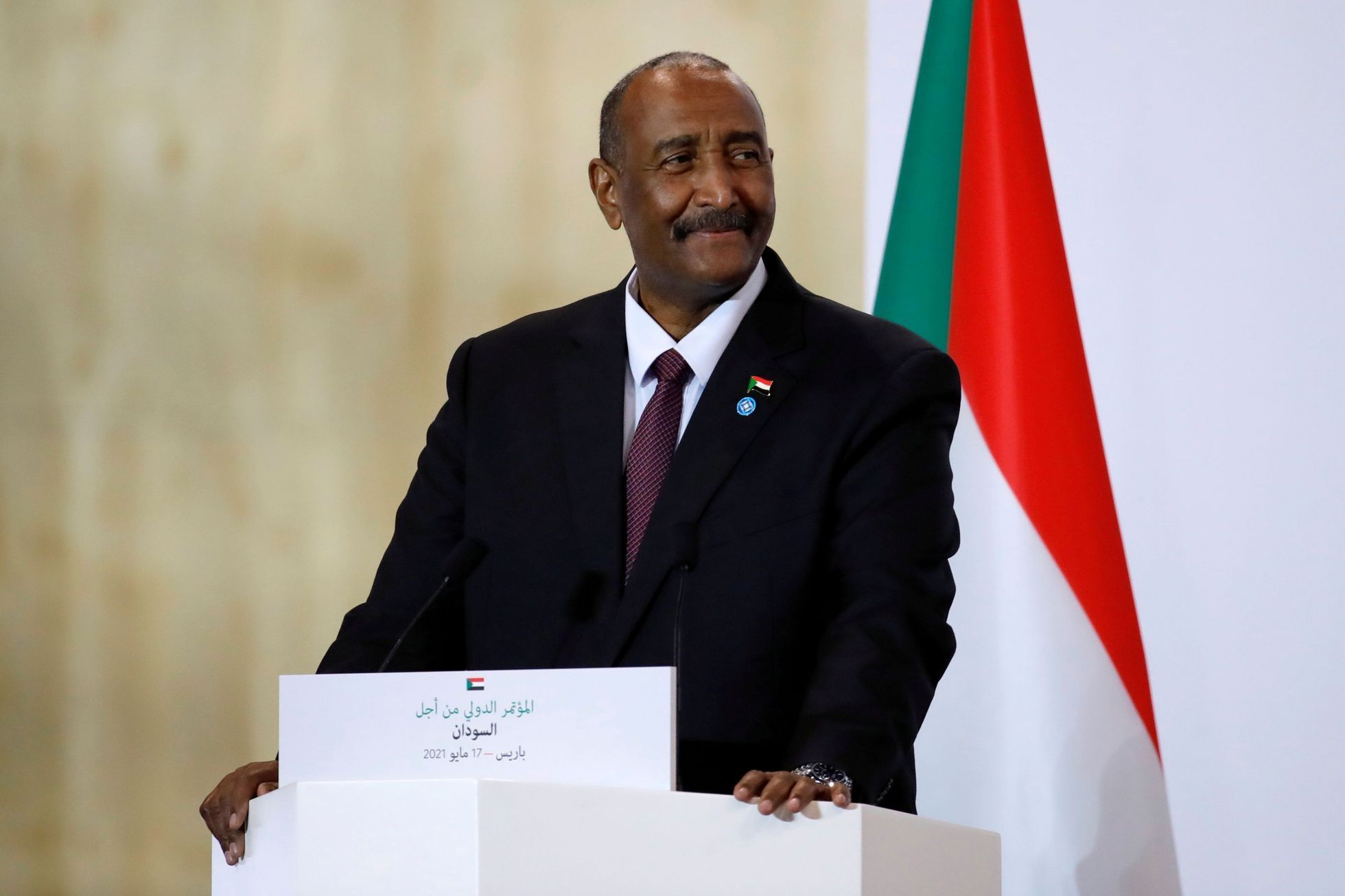 Nejvyšší představitel súdánské armády Abdal Fattáh Burhán.