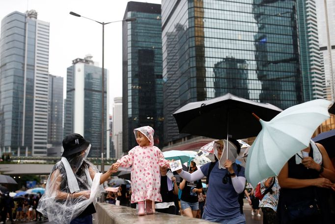 Protesty v Hongkongu