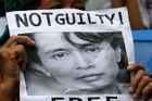 Barmská junta drží Su Ťij pod zámkem, odvolání nevyšlo