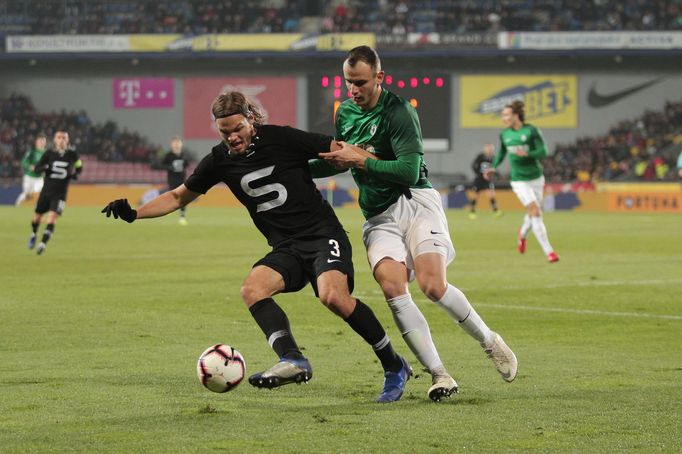 Matěj Pulkrab v ligovém zápase Sparta - Jablonec.