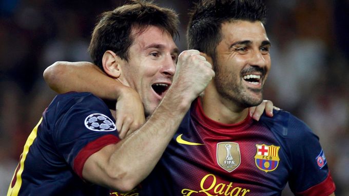 Spolupráce Lionela Messiho a Davida Villy zajistila Barceloně všechny tři góly.