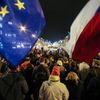 Oslava inaugurace Zemana a demonstrace za svobodná média na Václavském náměstí, Praha, 15.3.2018