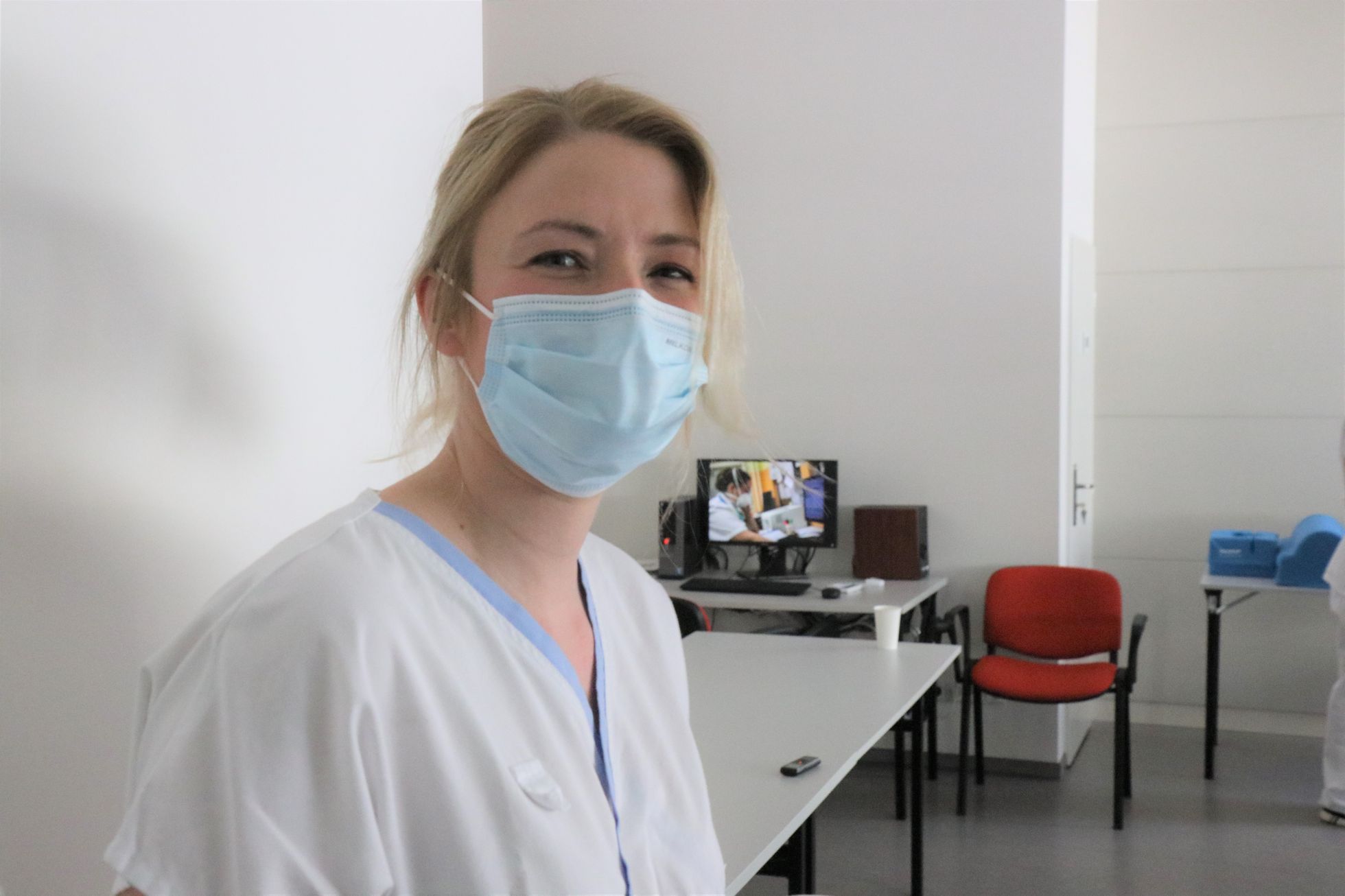 Zdravotní sestra z infekčního oddělení Tereza Laurincová