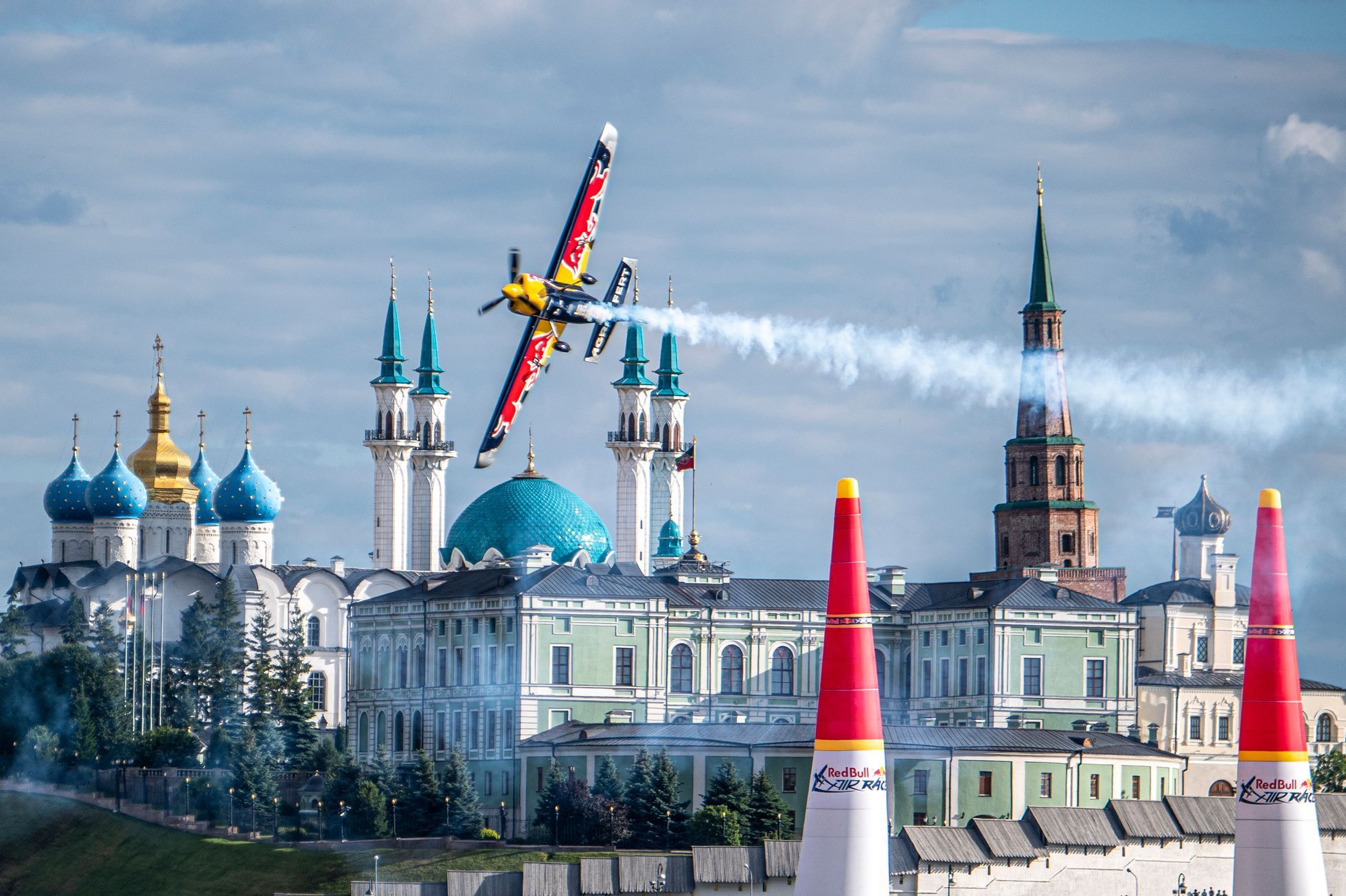 Martin Šonka v závodě Red Bull Air Race v Kazani 2019