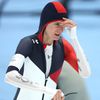 Martina Sáblíková po závodě rychlobruslařek na 5000 m na ZOH v Pekingu 2022
