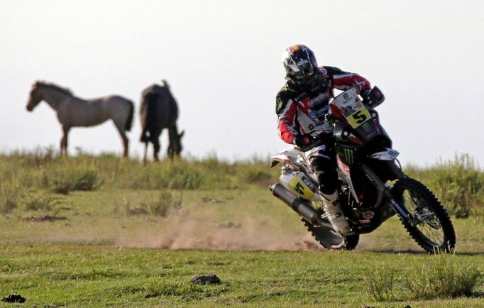 Rallye Dakar 2013, devátá etapa mezi Tucumánem a argentinskou Cordobou (Španěl Barreda)