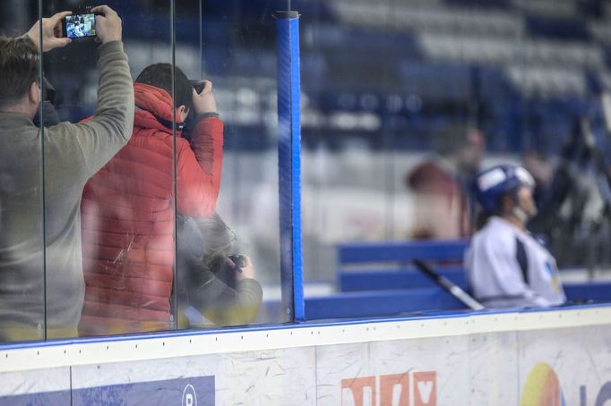 Jaromír Jágr, první den na Kladně po návratu z Calgary