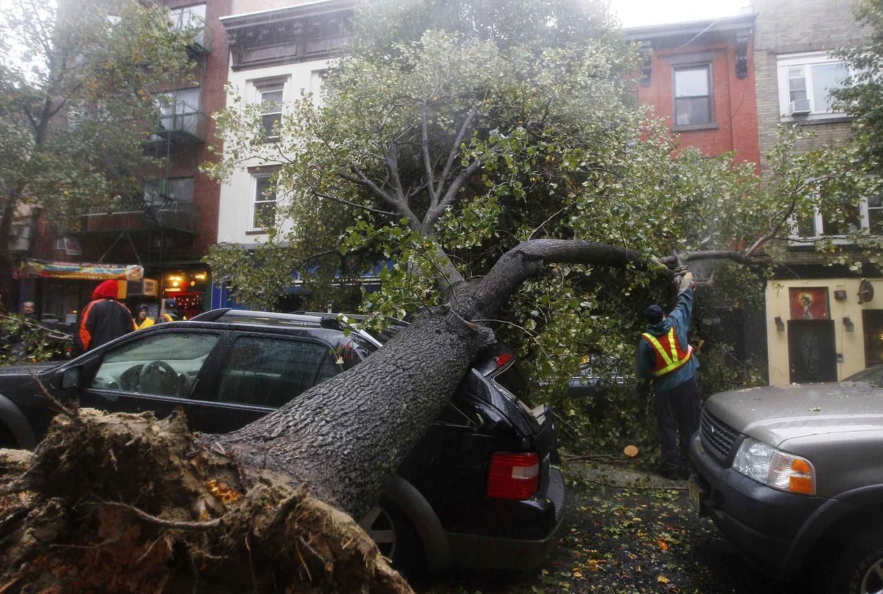 Foto: Bouře Sandy řádí v New Yorku