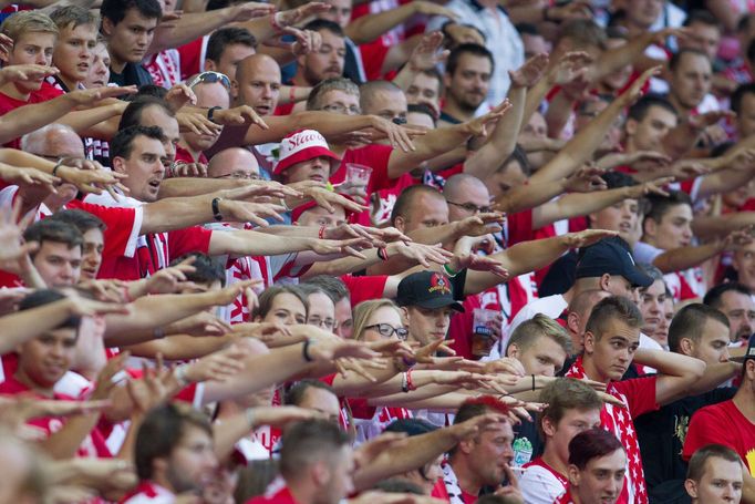 EL, Slavia-Levadia: fanoušci Slavie