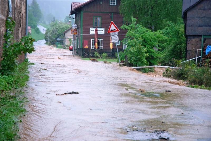 Povodeň Horní Maršov - 2.6. 2013