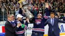 7. finále KHL, Magnitogorsk-Lev: hráči Magnitogorsku s trofejí