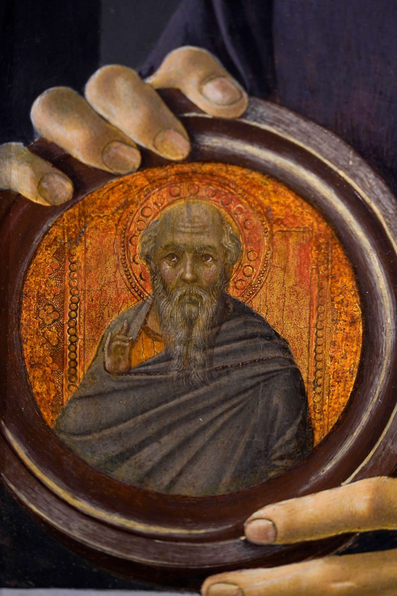 Sandro Botticelli: Portrét mladého muže držícího medailon