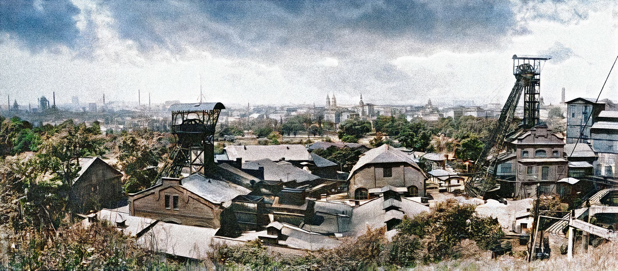Ostrava, 100 let, obarvené fotografie, Domácí