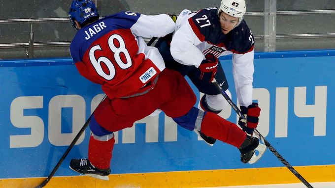Ani srdnatý výkon Jaromíra Jágra prohru českého výkonu s hokejisty USA neodvrátil.