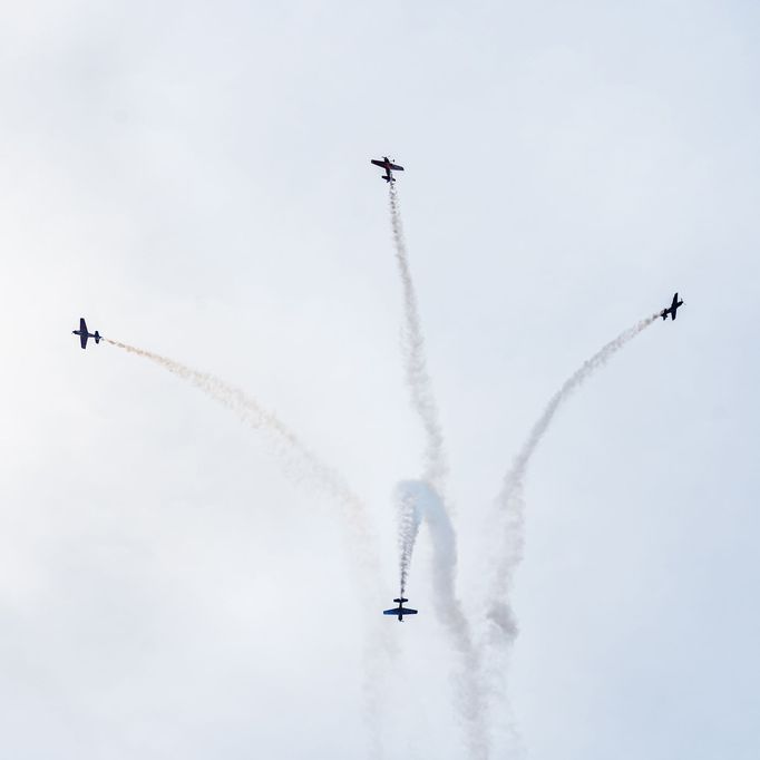 Flying Bulls: oslavy šedesáti let akrobatické skupiny