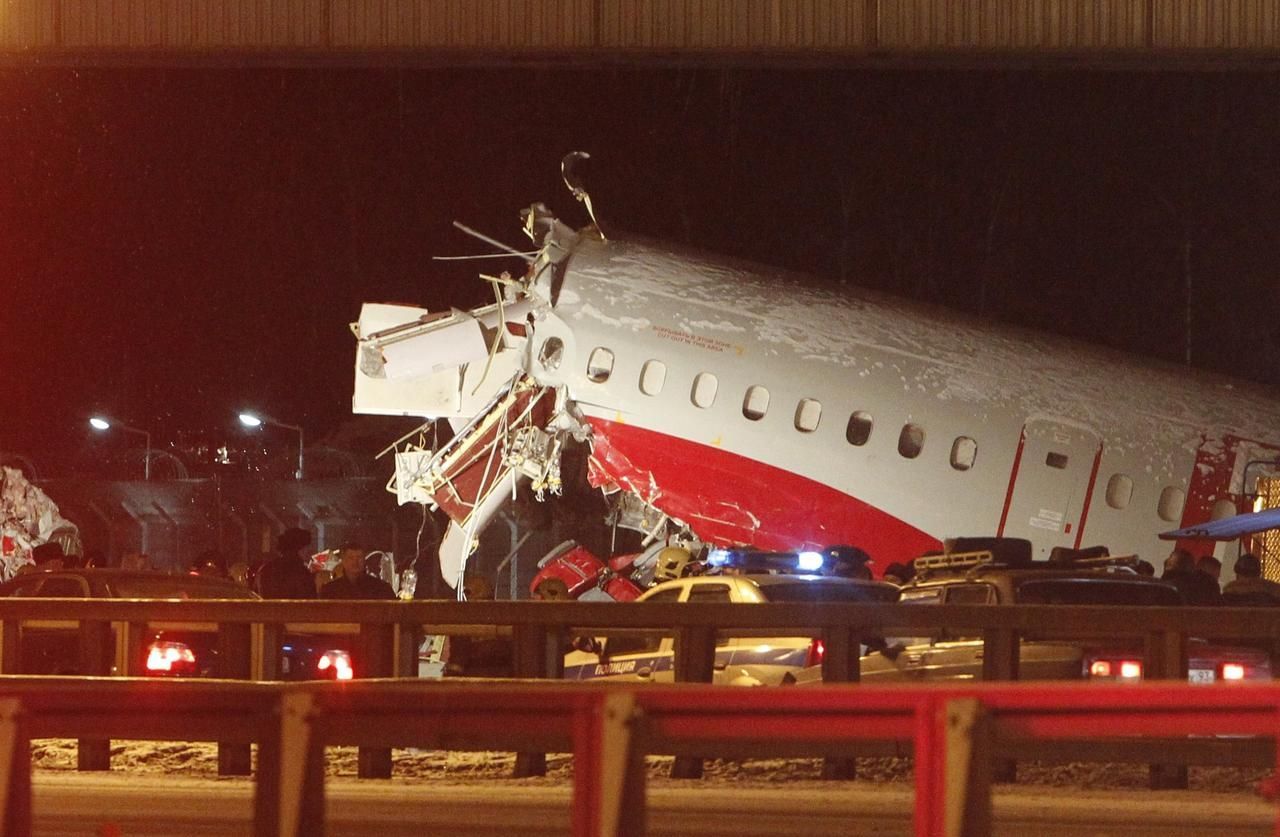 Havárie letadla z Česka - Moskva-Vnukovo