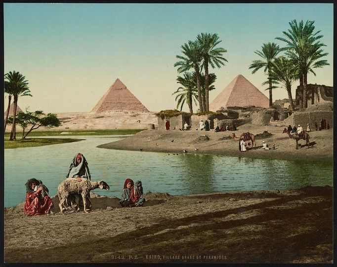 Egypt 1898 - 1905 na fotkách. Z kolekce fotochromových tisků Library of Congress