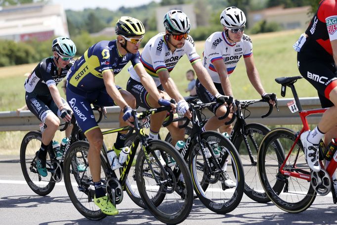 Roman Kreuziger a Peter Sagan na Tour de France 2017