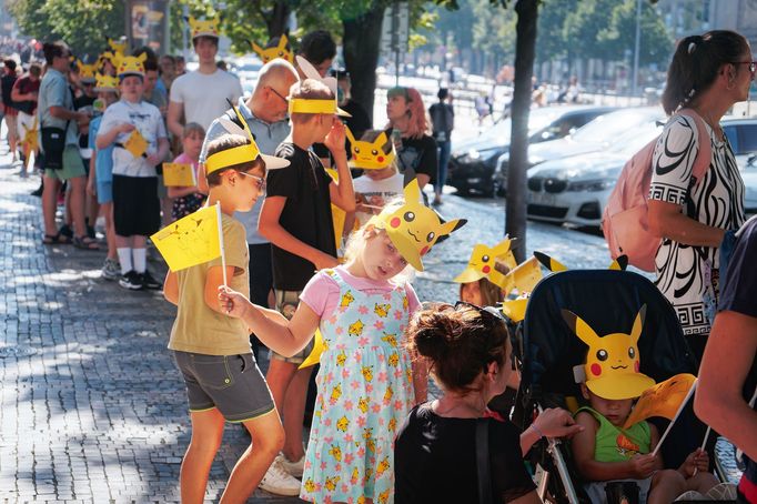 Otevření Pokemon shop in shopu v knihkupectví Luxor na Válavském náměstí v Praze